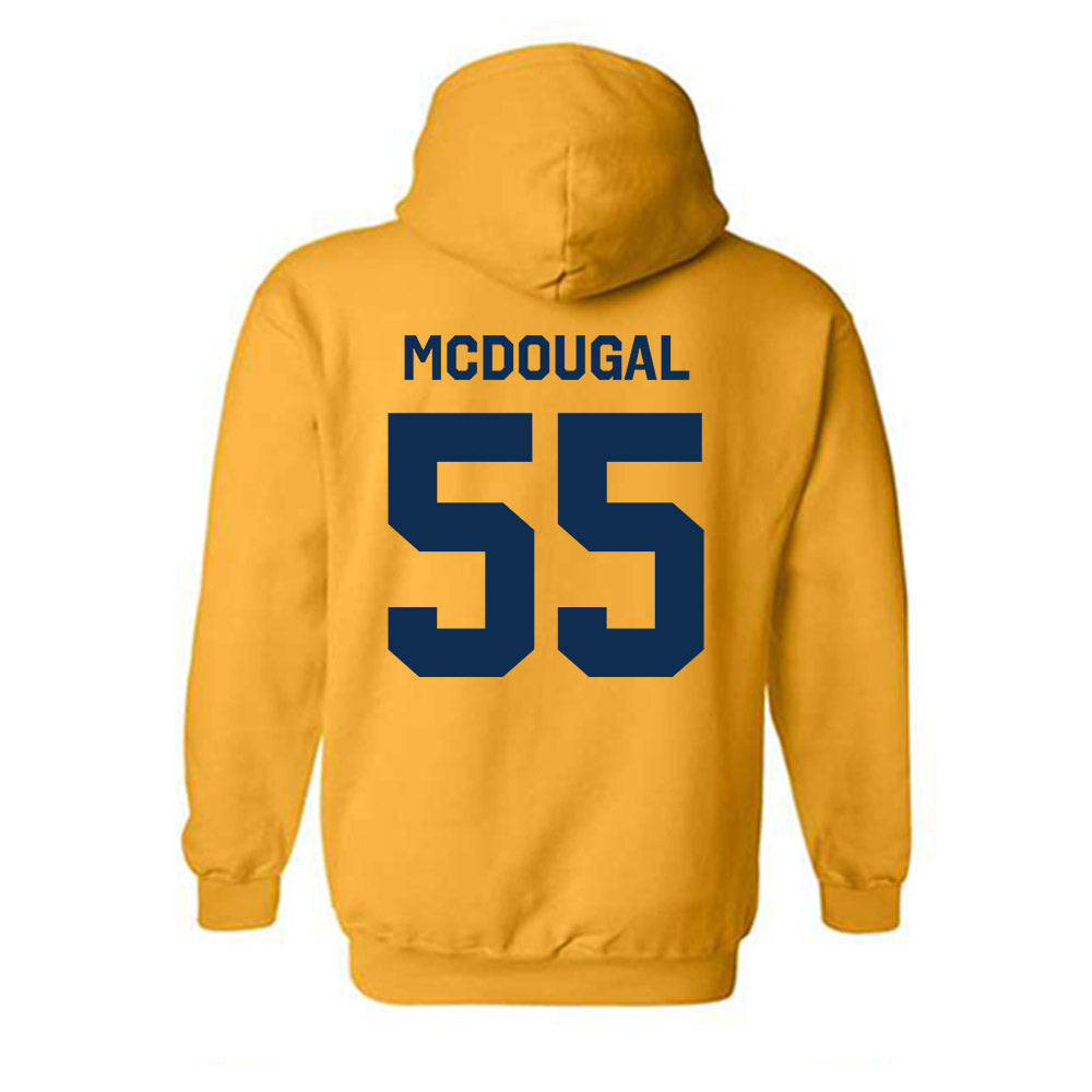 West Virginia - NCAA Baseball : Ben McDougal - Classic Shersey Hooded Sweatshirt-1