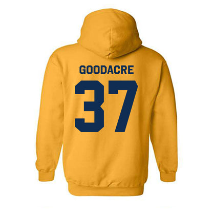 West Virginia - NCAA Baseball : Ben Goodacre - Classic Shersey Hooded Sweatshirt-1