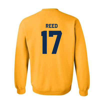 West Virginia - NCAA Baseball : Carlson Reed - Classic Shersey Crewneck Sweatshirt-1