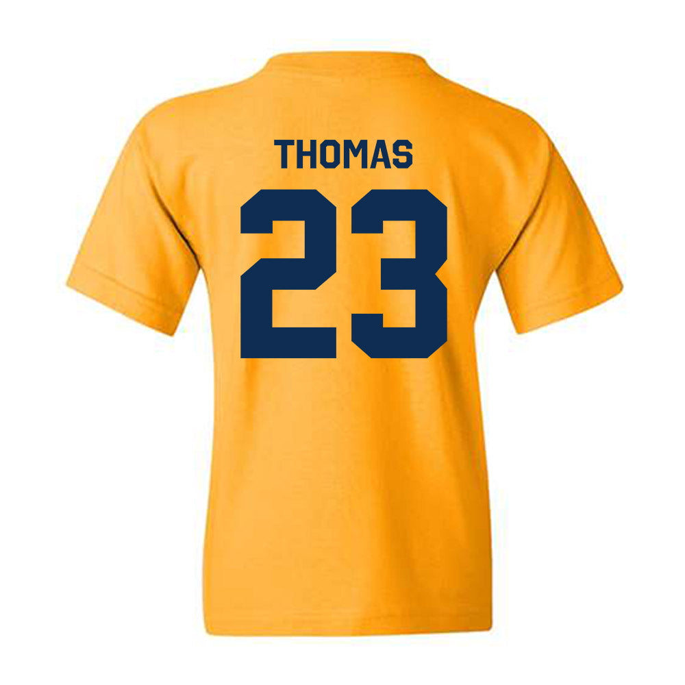 West Virginia - NCAA Women's Basketball : Jordan Thomas - Classic Shersey Youth T-Shirt-1