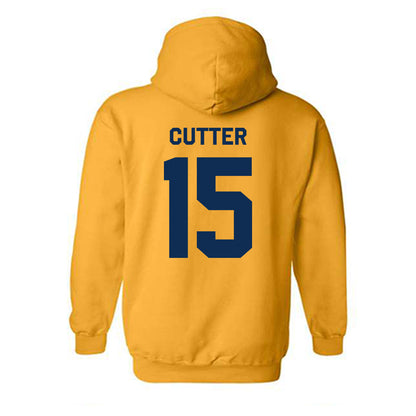 West Virginia - NCAA Football : Ben Cutter - Classic Shersey Hooded Sweatshirt-1