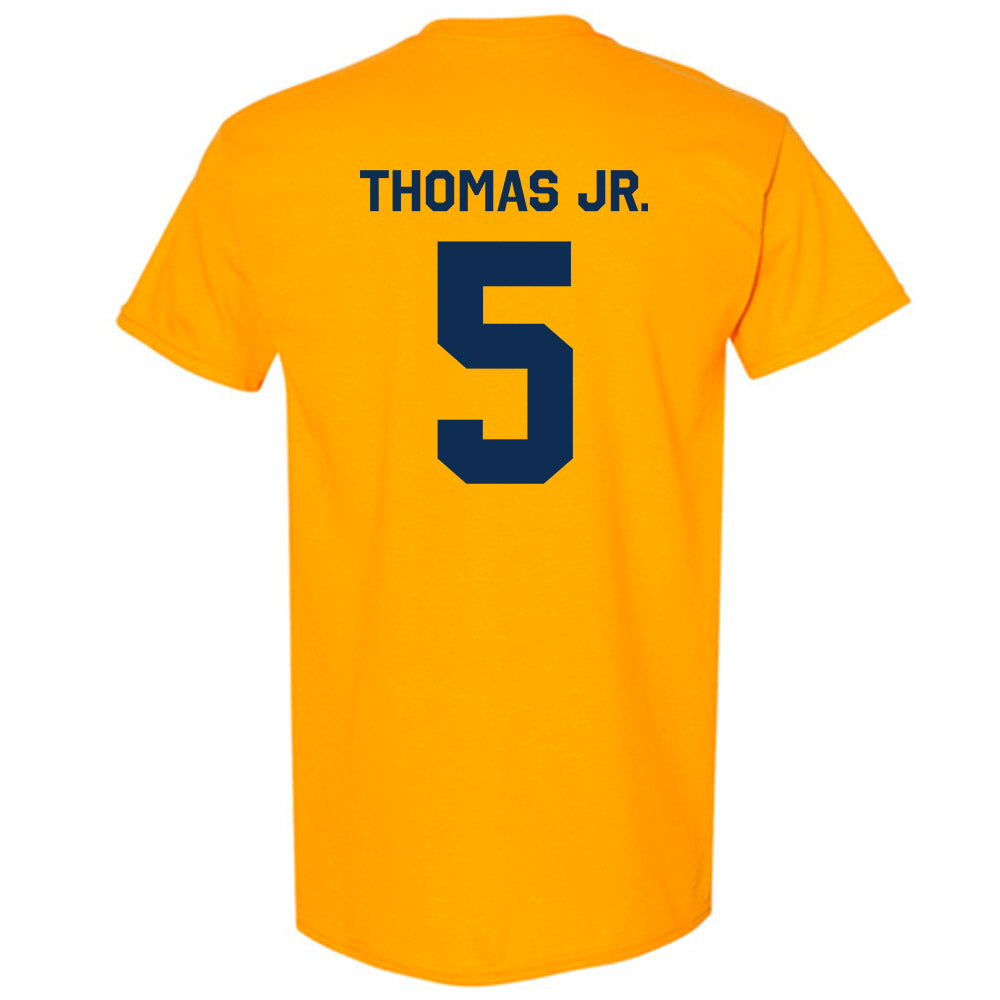 West Virginia - NCAA Men's Basketball : DJ Thomas Jr. - Classic Shersey T-Shirt-1
