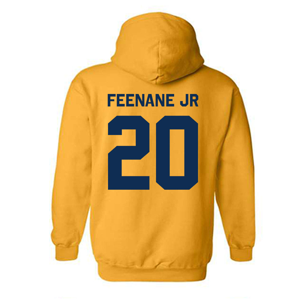 West Virginia - NCAA Men's Basketball : Michael Feenane Jr - Classic Shersey Hooded Sweatshirt-1
