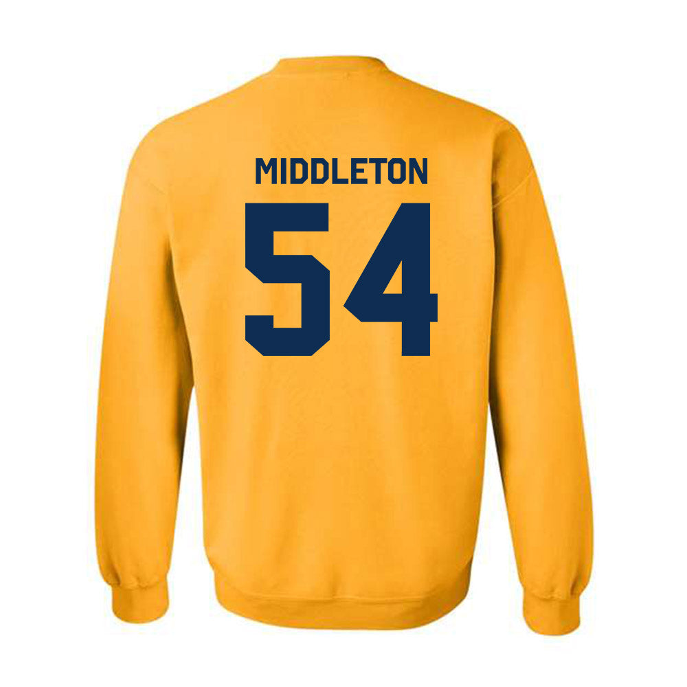 West Virginia - NCAA Baseball : Andrew Middleton - Classic Shersey Crewneck Sweatshirt-1