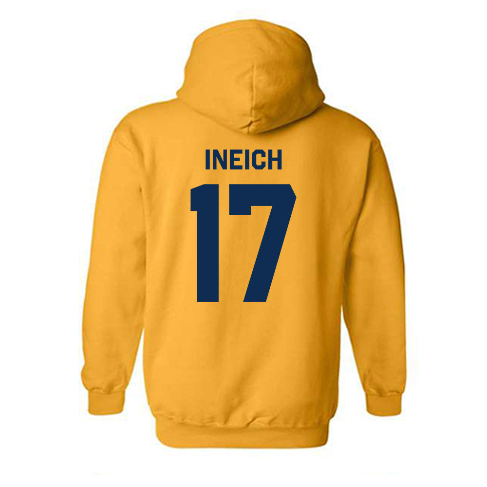 West Virginia - NCAA Baseball : Matt Ineich - Classic Shersey Hooded Sweatshirt-1