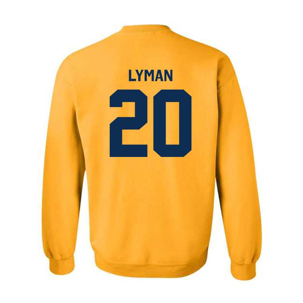 West Virginia - NCAA Baseball : Luke Lyman - Classic Shersey Crewneck Sweatshirt-1
