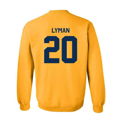 West Virginia - NCAA Baseball : Luke Lyman - Classic Shersey Crewneck Sweatshirt-1