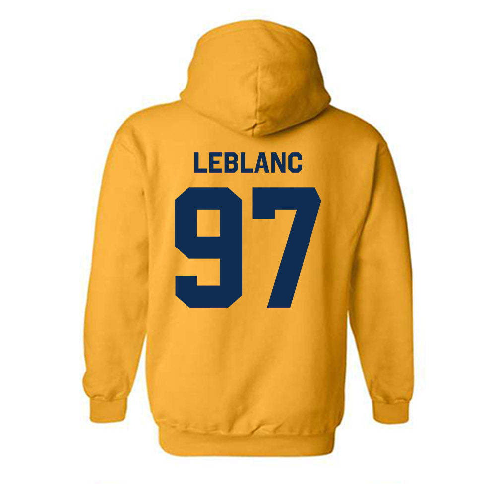 West Virginia - NCAA Football : Will LeBlanc - Classic Shersey Hooded Sweatshirt-1