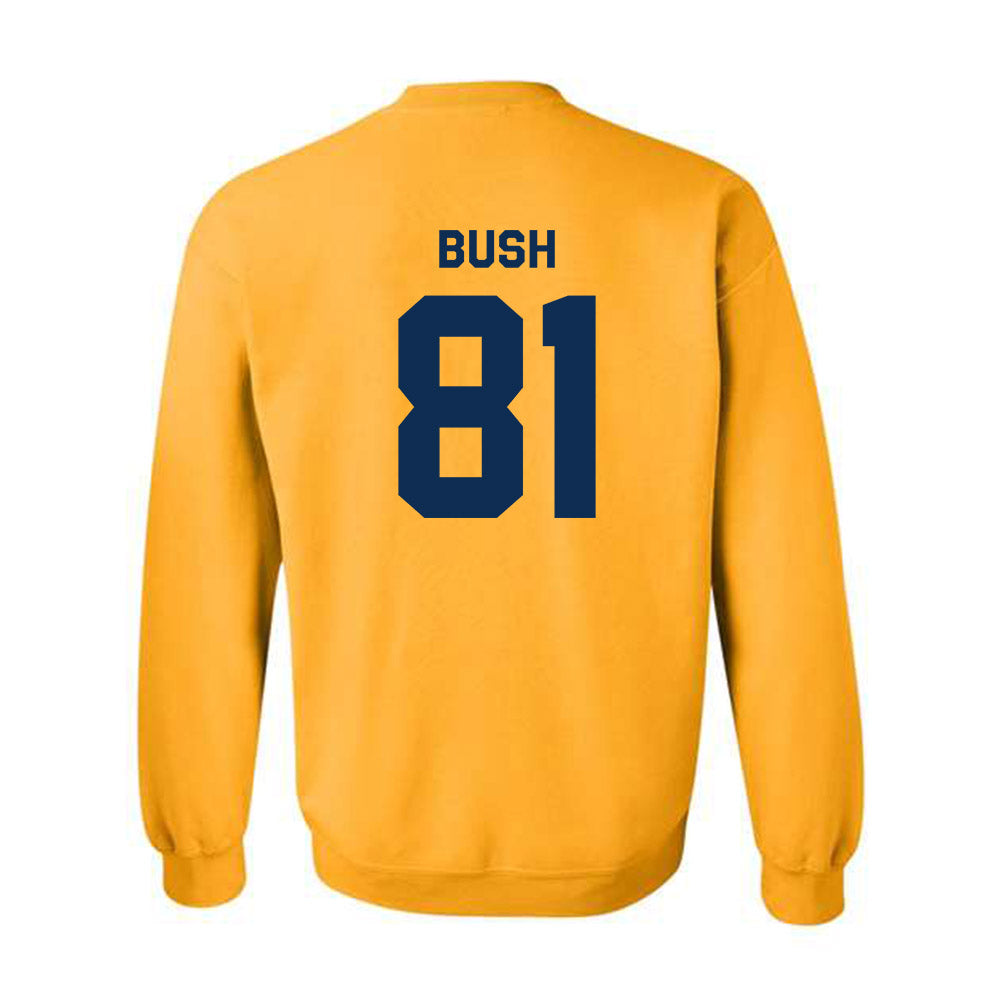 West Virginia - NCAA Football : Kade Bush - Classic Shersey Crewneck Sweatshirt-1