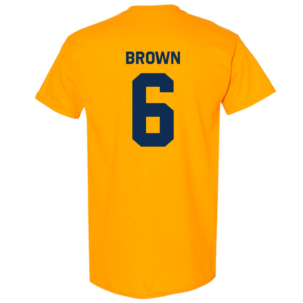 West Virginia - NCAA Football : Max Brown - Classic Shersey T-Shirt-1