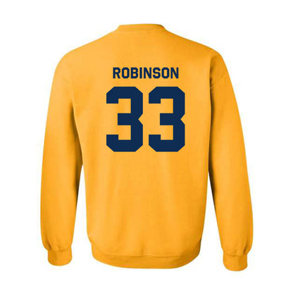 West Virginia - NCAA Baseball : Brayden Robinson - Classic Shersey Crewneck Sweatshirt-1