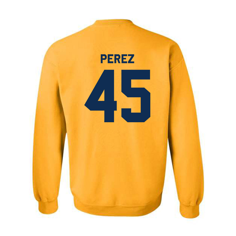 West Virginia - NCAA Baseball : David Perez - Classic Shersey Crewneck Sweatshirt-1