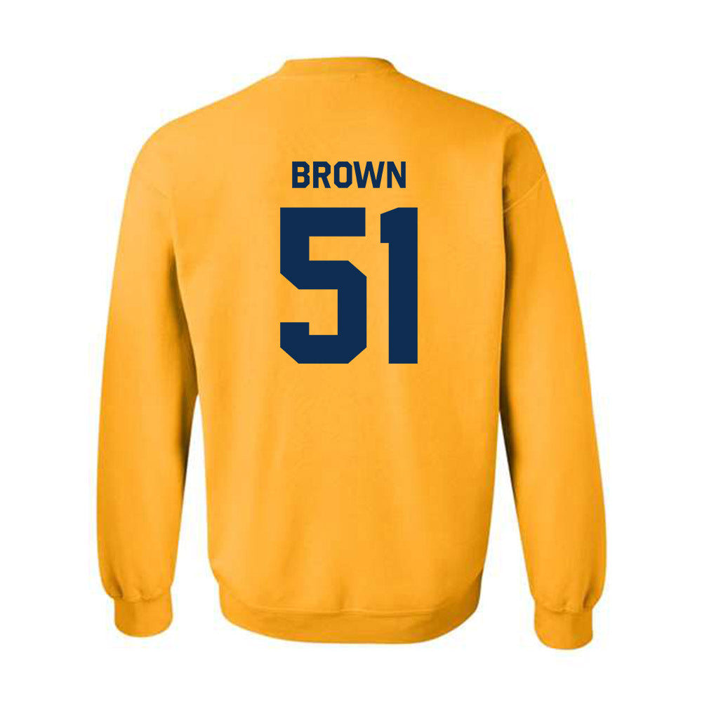 West Virginia - NCAA Football : Taylor Brown - Classic Shersey Crewneck Sweatshirt-1