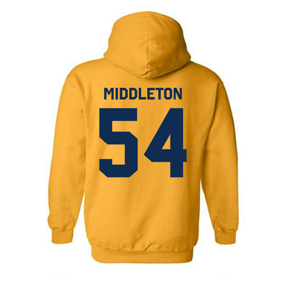West Virginia - NCAA Baseball : Andrew Middleton - Classic Shersey Hooded Sweatshirt-1