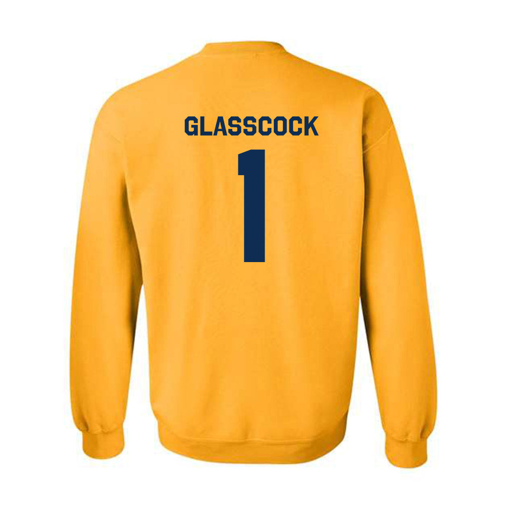 West Virginia - NCAA Baseball : JJ Glasscock - Classic Shersey Crewneck Sweatshirt-1
