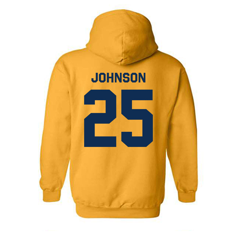 West Virginia - NCAA Women's Basketball : Loghan Johnson - Classic Shersey Hooded Sweatshirt-1