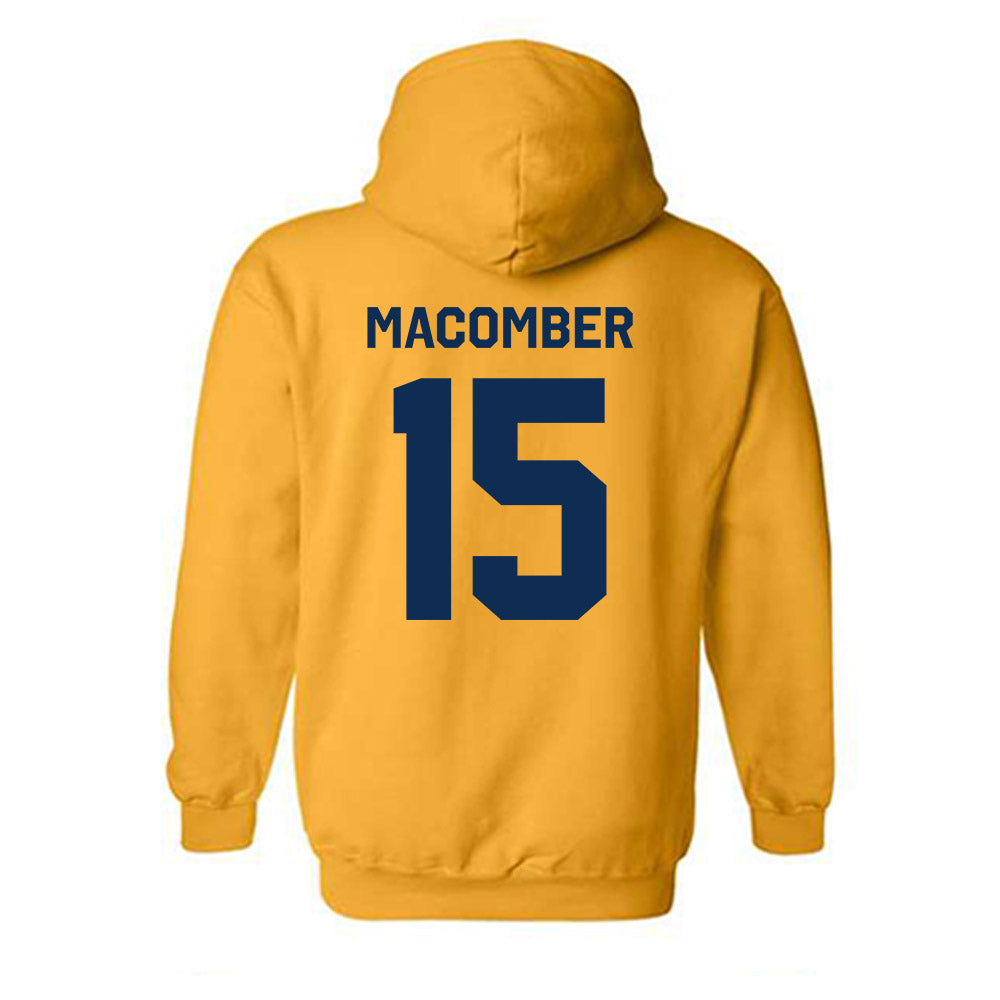 West Virginia - NCAA Men's Soccer : Brayden Macomber - Classic Shersey Hooded Sweatshirt-1