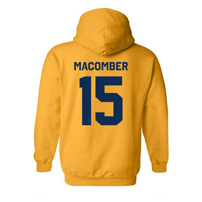 West Virginia - NCAA Men's Soccer : Brayden Macomber - Classic Shersey Hooded Sweatshirt-1