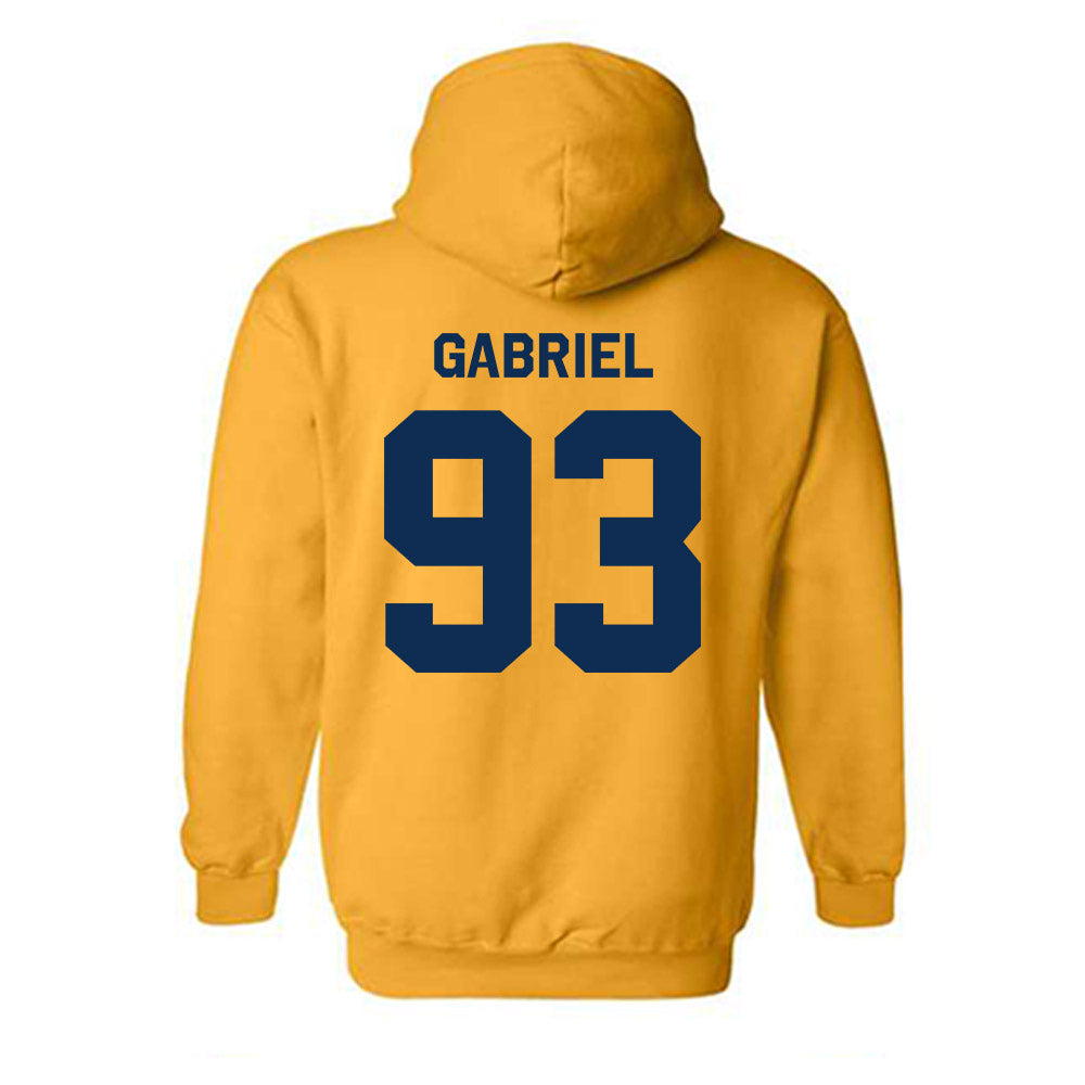 West Virginia - NCAA Football : Nate Gabriel - Classic Shersey Hooded Sweatshirt-1