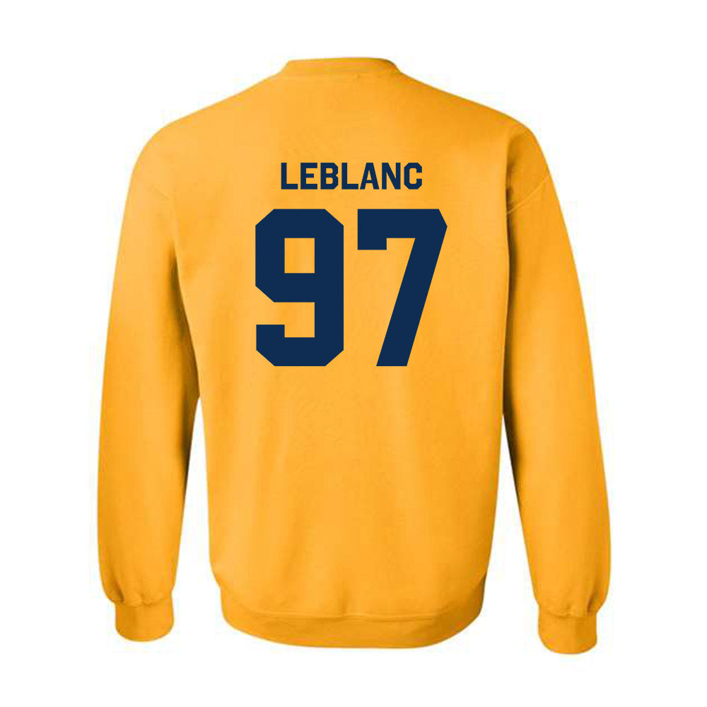 West Virginia - NCAA Football : Will LeBlanc - Classic Shersey Crewneck Sweatshirt-1