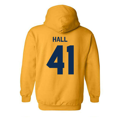 West Virginia - NCAA Baseball : Tyrus Hall - Classic Shersey Hooded Sweatshirt-1