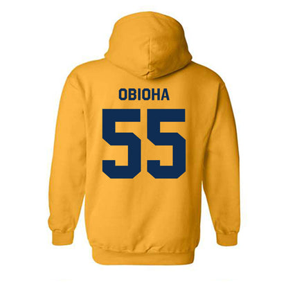 West Virginia - NCAA Men's Basketball : Harlan obioha - Classic Shersey Hooded Sweatshirt-1