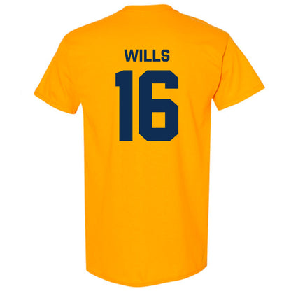 West Virginia - NCAA Baseball : Brock Wills - Classic Shersey T-Shirt-1