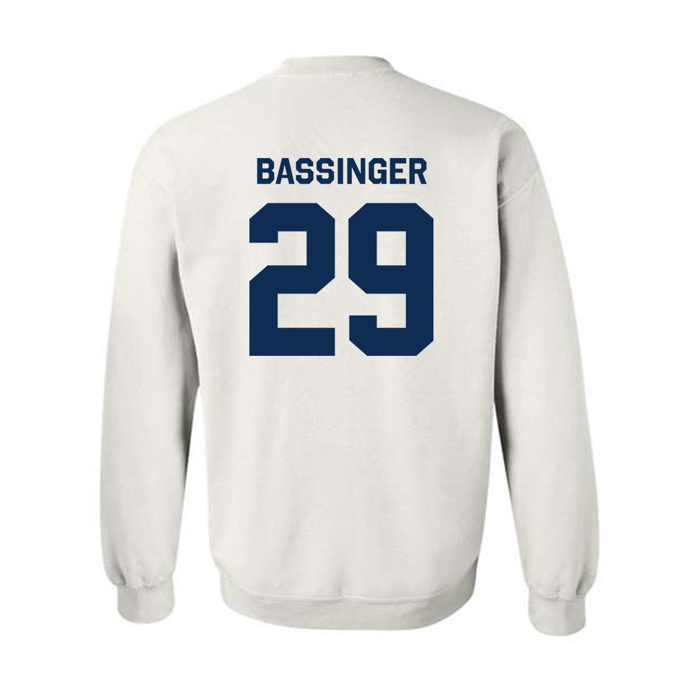 West Virginia - NCAA Baseball : Reese Bassinger - Classic Shersey Crewneck Sweatshirt-1