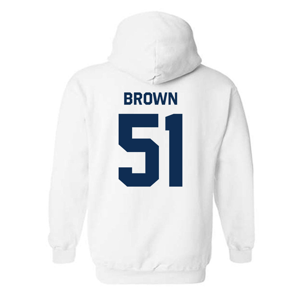 West Virginia - NCAA Football : Taylor Brown - Classic Shersey Hooded Sweatshirt-1