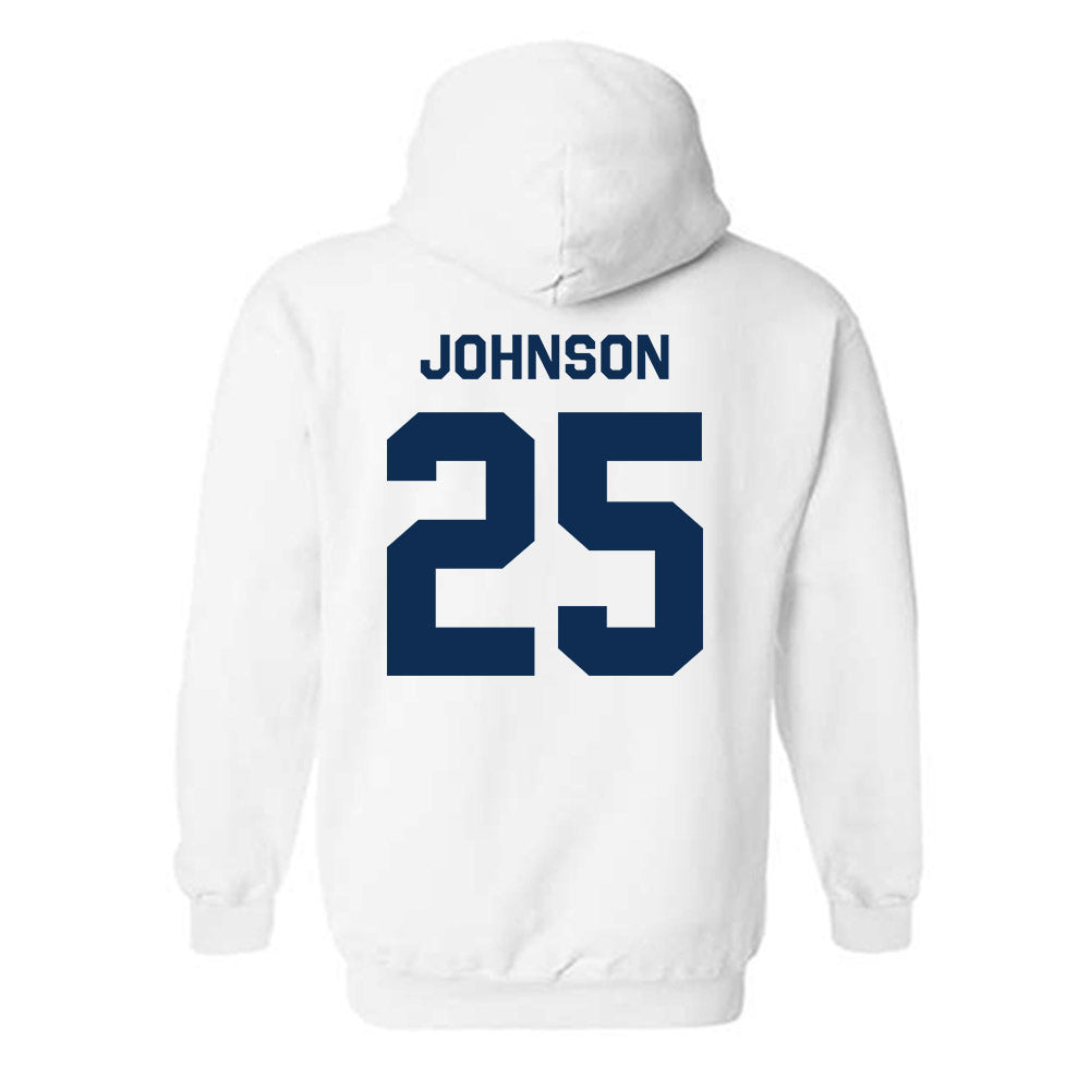 West Virginia - NCAA Women's Basketball : Loghan Johnson - Classic Shersey Hooded Sweatshirt-1