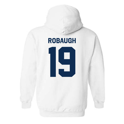 West Virginia - NCAA Baseball : Matthew Robaugh - Classic Shersey Hooded Sweatshirt-1