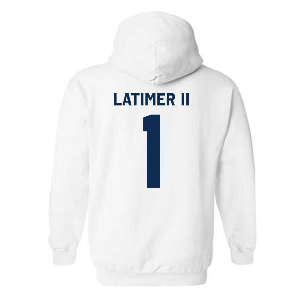West Virginia - NCAA Football : Geimere Latimer II - Classic Shersey Hooded Sweatshirt-1