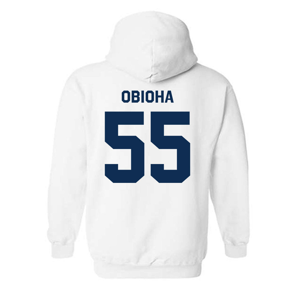 West Virginia - NCAA Men's Basketball : Harlan obioha - Classic Shersey Hooded Sweatshirt-1