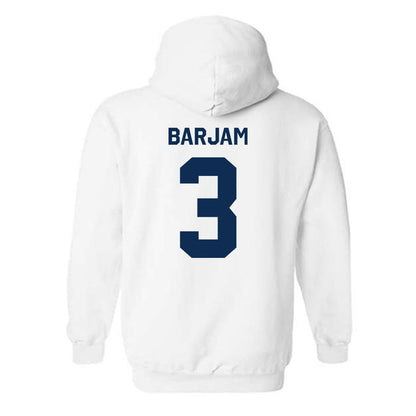 West Virginia - NCAA Baseball : Zahir Barjam - Classic Shersey Hooded Sweatshirt-1