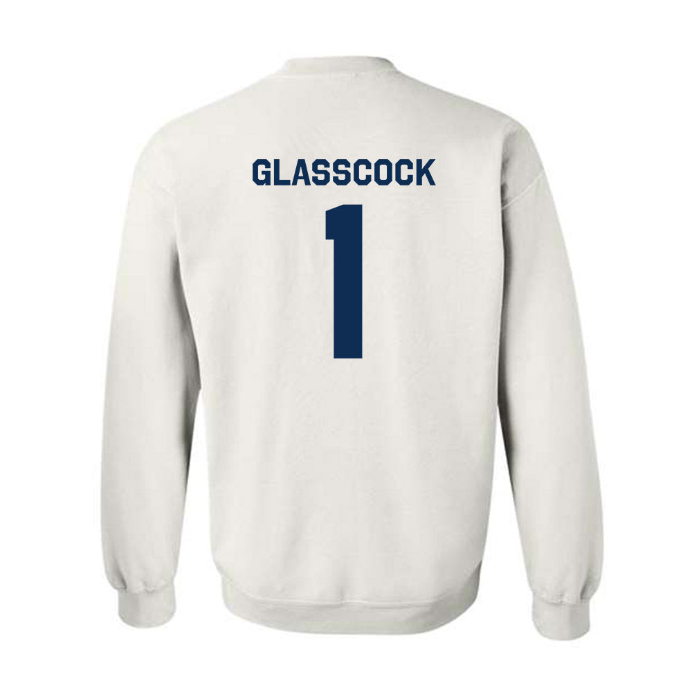 West Virginia - NCAA Baseball : JJ Glasscock - Classic Shersey Crewneck Sweatshirt-1