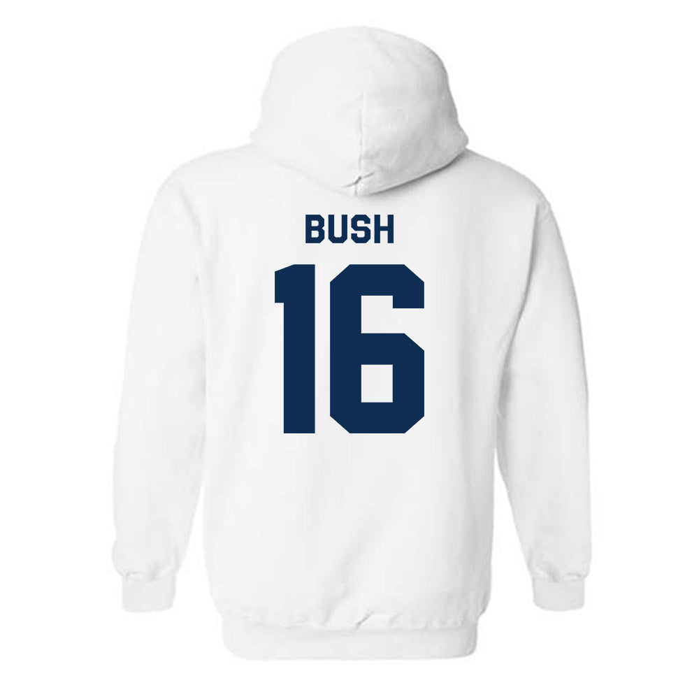 West Virginia - NCAA Men's Soccer : Tyler Bush - Classic Shersey Hooded Sweatshirt-1