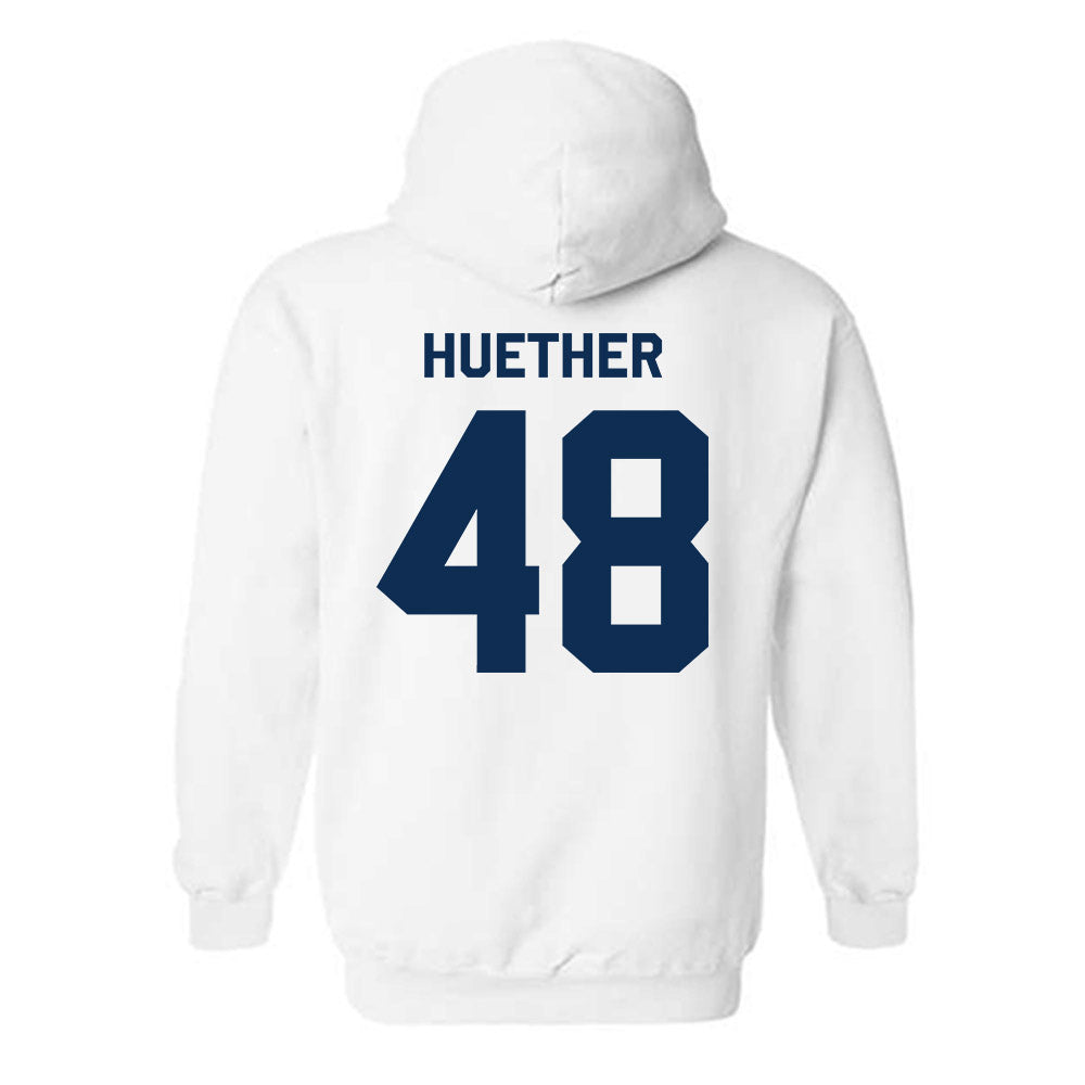 West Virginia - NCAA Baseball : JT Huether - Classic Shersey Hooded Sweatshirt-1