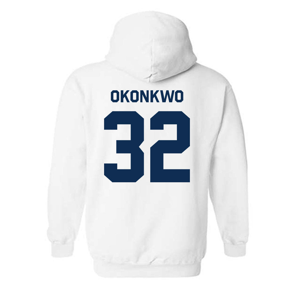 West Virginia - NCAA Men's Basketball : James Okonkwo - Classic Shersey Hooded Sweatshirt-1