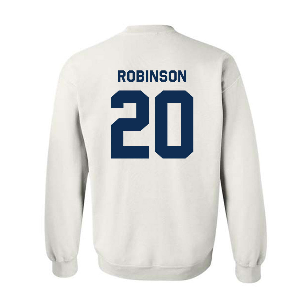 West Virginia - NCAA Football : Keyshawn Robinson - Classic Shersey Crewneck Sweatshirt-1