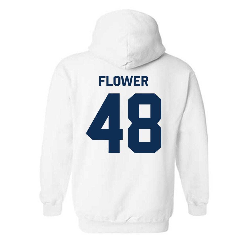West Virginia - NCAA Football : Nate Flower - Classic Shersey Hooded Sweatshirt-1