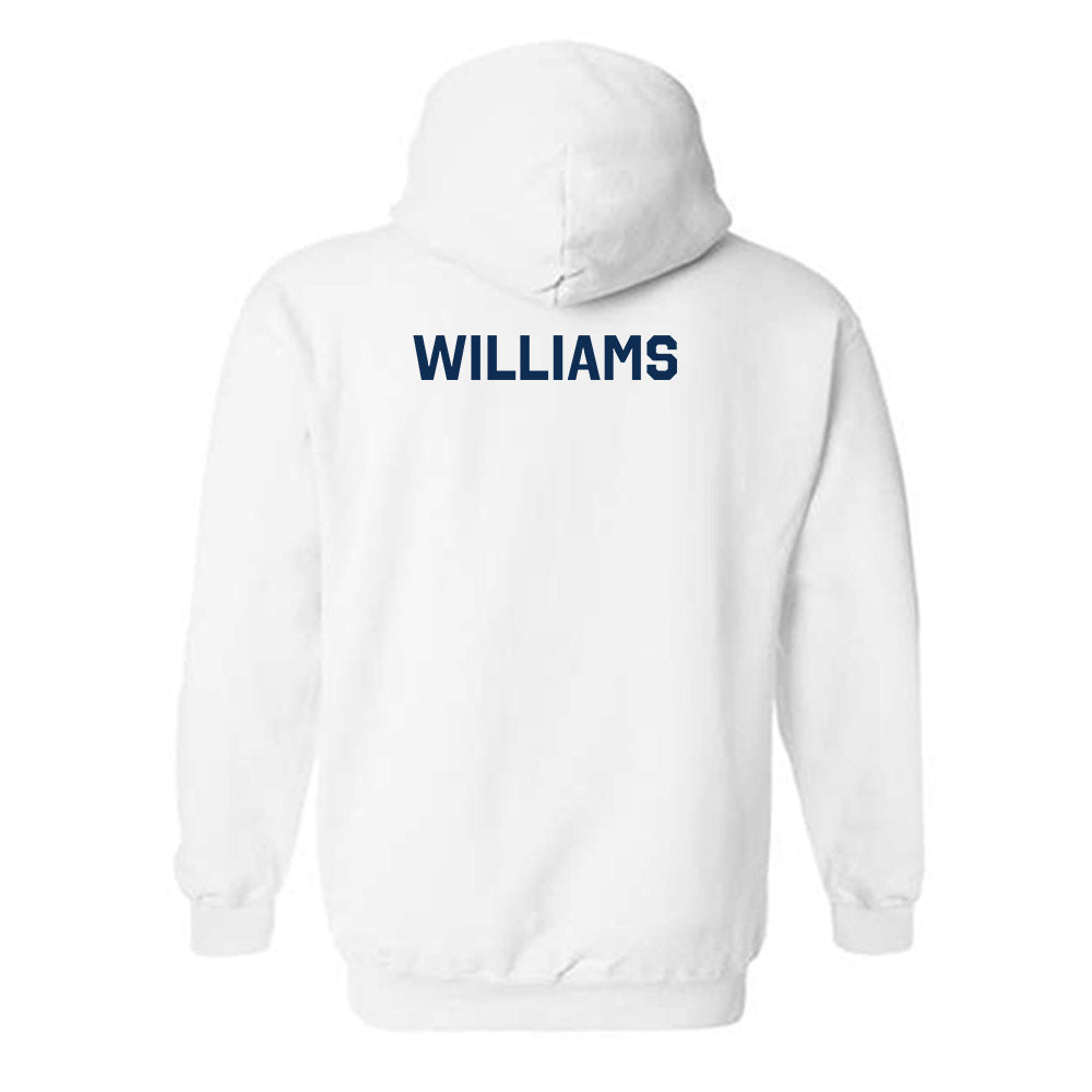 West Virginia - NCAA Football : DaMare Williams - Classic Shersey Hooded Sweatshirt-1