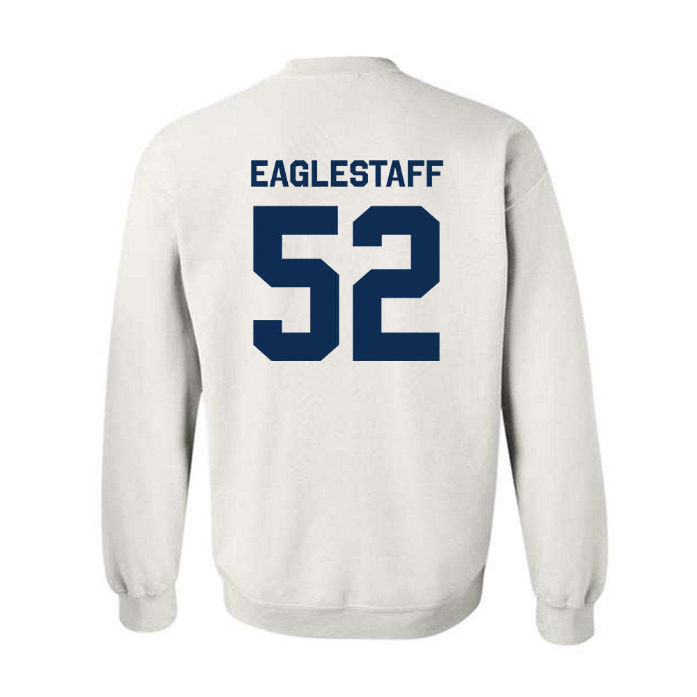 West Virginia - NCAA Men's Basketball : Treysen Eaglestaff - Classic Shersey Crewneck Sweatshirt-1