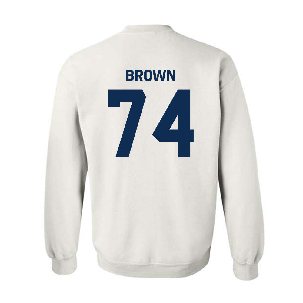 West Virginia - NCAA Football : Kevin Brown - Classic Shersey Crewneck Sweatshirt-1