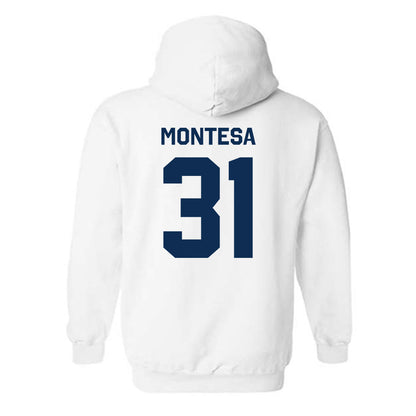 West Virginia - NCAA Baseball : Dawson Montesa - Classic Shersey Hooded Sweatshirt-1