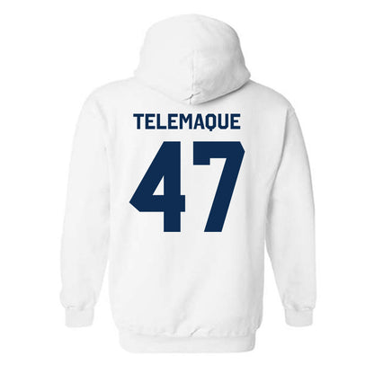West Virginia - NCAA Football : Wilnerson Telemaque - Classic Shersey Hooded Sweatshirt-1