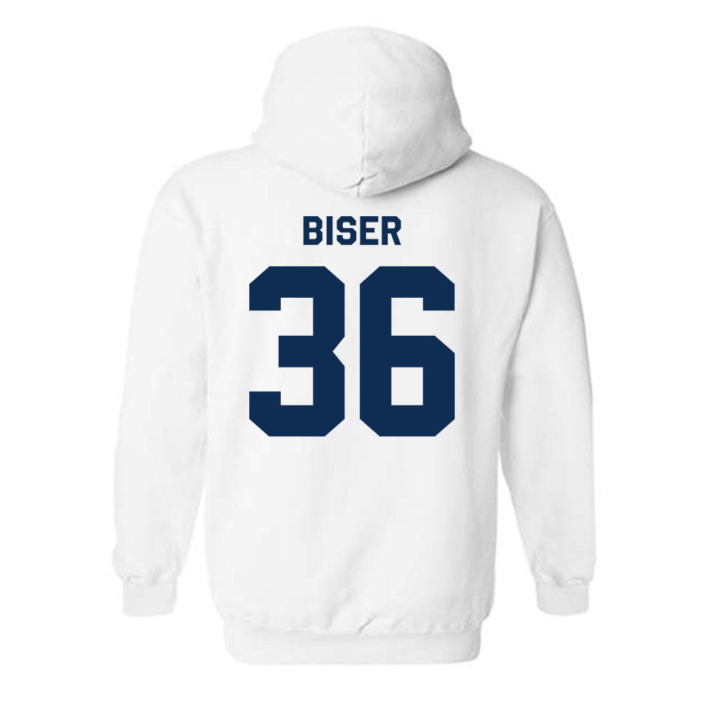 West Virginia - NCAA Football : Caden Biser - Classic Shersey Hooded Sweatshirt-1