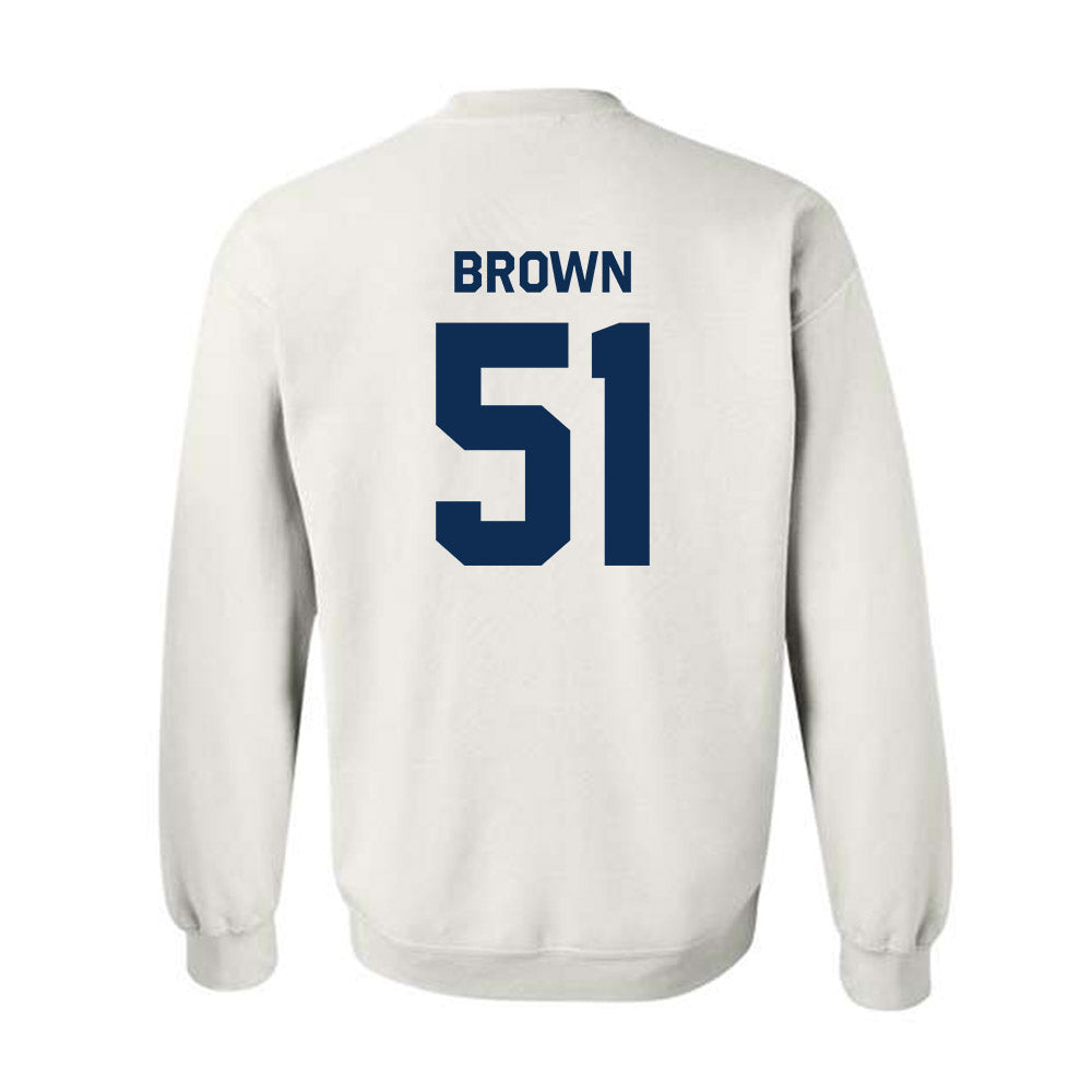 West Virginia - NCAA Football : Taylor Brown - Classic Shersey Crewneck Sweatshirt-1