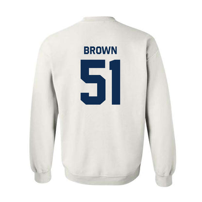 West Virginia - NCAA Football : Taylor Brown - Classic Shersey Crewneck Sweatshirt-1