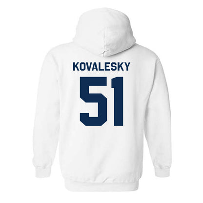 West Virginia - NCAA Football : Raymond Kovalesky - Classic Shersey Hooded Sweatshirt-1