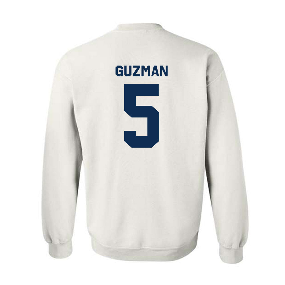 West Virginia - NCAA Baseball : Armani Guzman - Classic Shersey Crewneck Sweatshirt-1